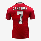 Eric Cantona signiertes Manchester United Heimtrikot 1996